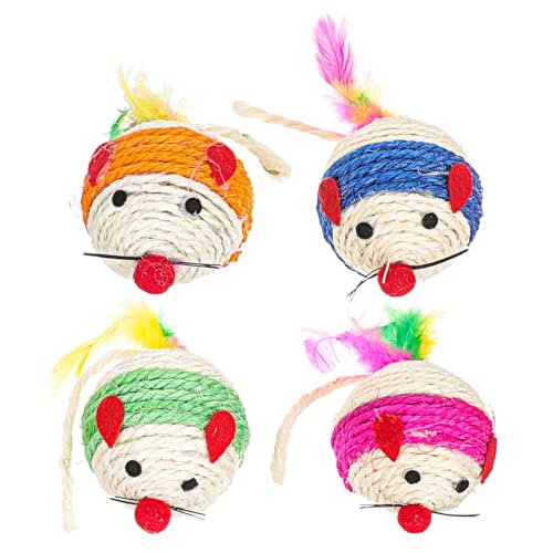 Happyyami 16 STK Katzenkratzer Beißspielzeug Für Haustiere Kätzchenspielzeug Kätzchen Spielzeug Künstliches Katzenspielzeug Cartoon-Maus-Spielzeug Spielzeuge Sisal Katzenpfote Katzenzubehör Happyyami 16 STK Katzenkratzer Beißspielzeug Für Haustiere Kätzchenspielzeug Kätzchen Spielzeug Künstliches Katzenspielzeug Cartoon-Maus-Spielzeug Spielzeuge Sisal Katzenpfote Katzenzubehör von Happyyami