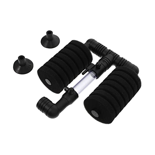 Happyyami 1Stk Filter für Fischbecken Pumpe Aquarium UV-Licht Schwämme zum Reinigen wasserreiniger hauswasserfilter luftbetriebener Schwamm Sauerstoffgerät für Aquarien Plastik Black Happyyami 1Stk Filter für Fischbecken Pumpe Aquarium UV-Licht Schwämme zum Reinigen wasserreiniger hauswasserfilter luftbetriebener Schwamm Sauerstoffgerät für Aquarien Plastik Black von Happyyami