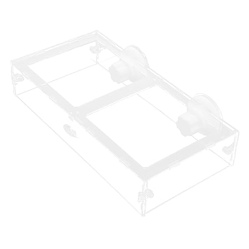 Happyyami 1Stk Futterring für Aquarien Fischfilter Netz Futterautomaten für Fische Spender Automatic Fish Feeder Futterautomat für Fische Fischfütterungsbecher Fischfutter Acryl Transparent von Happyyami