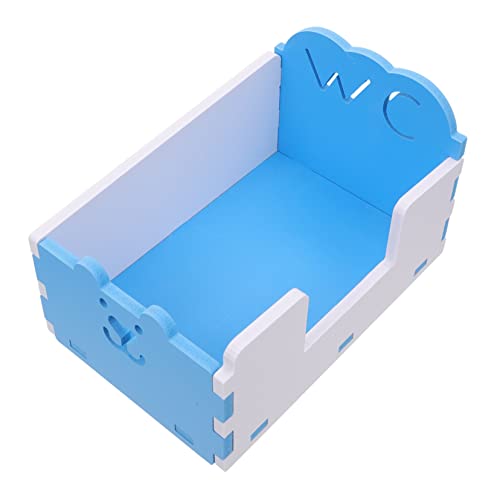Happyyami 1Stk Hamster Toilette Hamster klo Small pet Toilet abnehmbare Hamstertoilette Haustiertoilette komfortable Hamstertoilette abnehmbares meerschweinchen-toilettenbecken PVC Blue von Happyyami