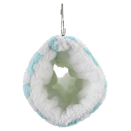 Happyyami 1Stk Hamster-Tunnelnest Hängematte zum Aufhängen von Vögeln Tier schläft Hamster Spielzeug hamsterspielzeug Haustier Hamster Schlafhaus Plüsch-Haustier-Hamster-Tunnel Green von Happyyami