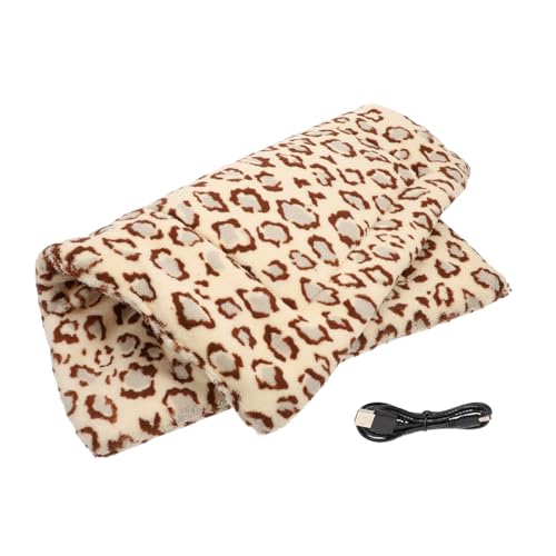 Happyyami 1Stk Heizkissen pet Heating pad Haustier-Heizmatte beheiztes Katzenbett im Freien beheiztes Haustierbett Heizmatte für kleine Hunde gealterte warme Heizung für Haustiere Baumwolle von Happyyami