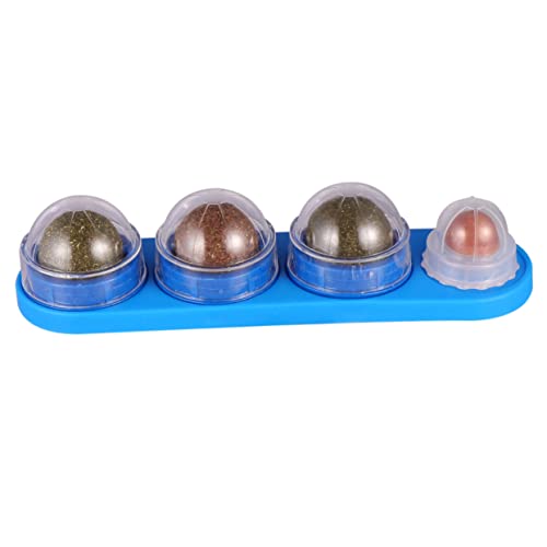 Happyyami 1stück Katzenminze Ballspielzeug Für Katzen Natürlicher Kauspielzeugball in Blau Spielzeug Für Katzen Beruhigend Und Für Verspielte Kätzchen von Happyyami