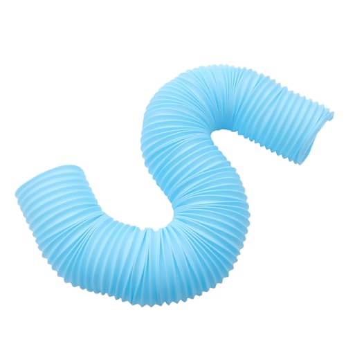Happyyami Haustier Tunnel Spielzeug Faltbarer Hamster Tunnel für Kleine Tiere 10cm Durchmesser Platzsparend Interaktives Puzzlespielzeug für Kaninchen Meerschweinchen und Katzen von Happyyami