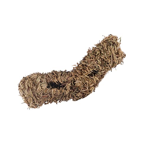 Happyyami Hamsterspielzeug Aus Stroh Tunnel Für Kleintiere Naturmaterial Gemütliches Nest Für Hamster Mäuse Und Igel von Happyyami