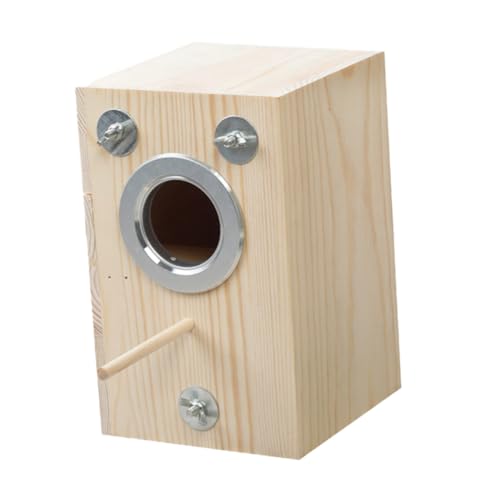 Happyyami Vogelnistkasten für Singvögel Kreativer Brutkasten für Vögel Holz Vogelkasten Vogelbrüterei Brutkasten Happyyami Vogelnistkasten für Singvögel Kreativer Brutkasten für Vögel Holz Vogelkasten Vogelbrüterei Brutkasten von Happyyami