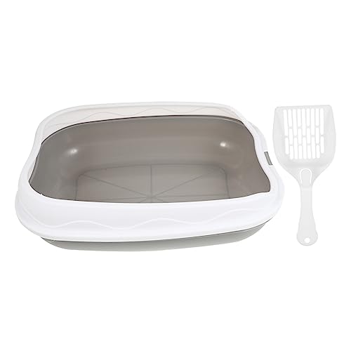 Happyyami 1satz Halbgeschlossener Katzenklo Mit Anti-Splash-Funktion Katzenstreu-Box Für Kleine Katzen Und Kätzchen Praktisch Für Sauberes Zuhause von Happyyami