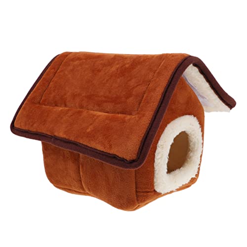 Happyyami 1stk Baumwollnest Für Kleine Haustiere Winterliches Haustierbett Kaninchenbettzelt Schlafnest Für Haustiere Igel Warmes Nest Hasenbett Einstreu Für Kleintiere Brown Baumwolle Happyyami 1stk Baumwollnest Für Kleine Haustiere Winterliches Haustierbett Kaninchenbettzelt Schlafnest Für Haustiere Igel Warmes Nest Hasenbett Einstreu Für Kleintiere Brown Baumwolle von Happyyami