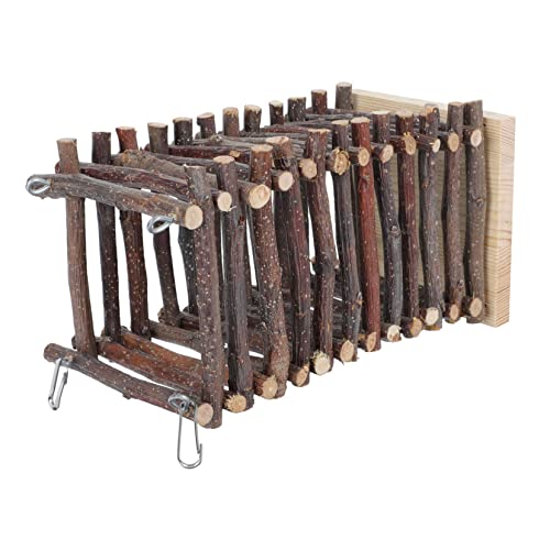 Happyyami Kaninchenfutterspender Aus Holz Multifunktionaler Futterkorb Holz Futterständer Für Haustierbedarf Korb Zum Aufhängen Langlebig Und Einfach Zu Reinigen von Happyyami