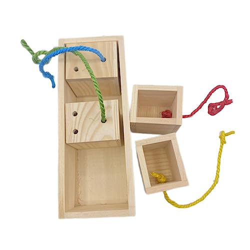 Happyyami 1stück Foraging Box Für Papageien Kauspielzeug Für Vögel Füttern Und Trainieren Attraktives Und Spielzeug Für Wellensittiche Und Nymphensittiche Vogelspielzeug Beschäftigung von Happyyami