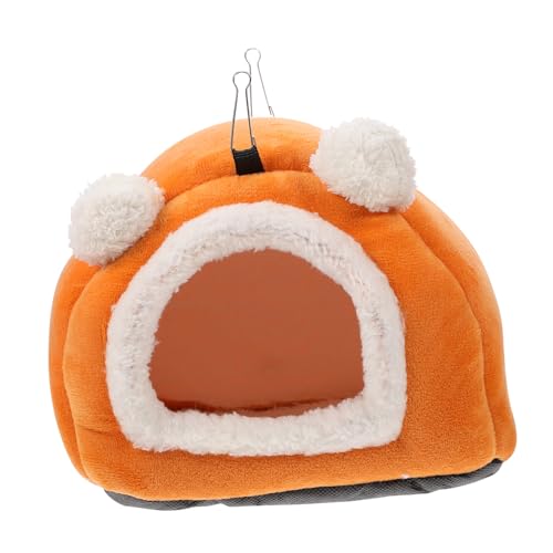 Happyyami 1stk Hamster Baumwollnest Einstreu Für Kleintiere Haustier-schlafbett Mini Hamsternest Minihase Plüsch Hamsterhütte Spielzeughamster Winterhamsternest Betthamster Orange Baumwolle Happyyami 1stk Hamster Baumwollnest Einstreu Für Kleintiere Haustier-schlafbett Mini Hamsternest Minihase Plüsch Hamsterhütte Spielzeughamster Winterhamsternest Betthamster Orange Baumwolle von Happyyami