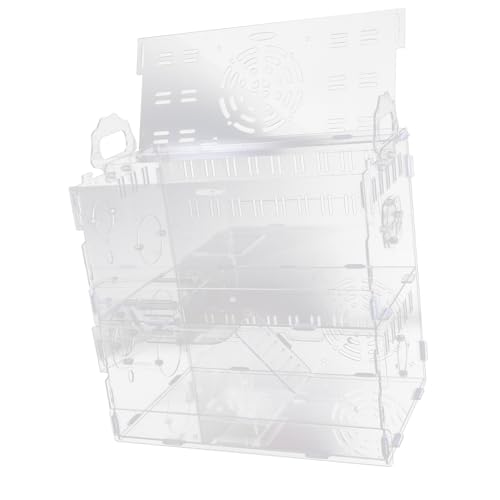 Happyyami 1stk Hamsterkäfig Nesthaus Für Haustiere Rennmaus Hamster-Aquarium Hamsterschloss Villa Haustierzaun Hamsterträger Haustier Laufstall Kleintierkäfig Transparent Acryl Happyyami 1stk Hamsterkäfig Nesthaus Für Haustiere Rennmaus Hamster-Aquarium Hamsterschloss Villa Haustierzaun Hamsterträger Haustier Laufstall Kleintierkäfig Transparent Acryl von Happyyami