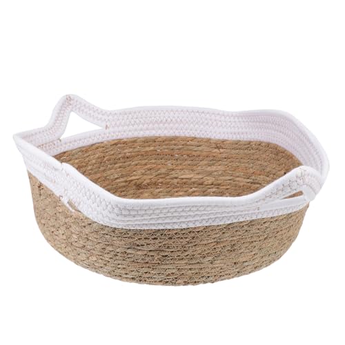 Happyyami 1stk Haustierbett Tipi Katzenbett Bett Für Katze Hundebett Mit Baldachin Zwinger Waschbares Hundebett Hundebetten Großes Hundebett Welpe Beige Gestromtes Hundebett Stroh Weiß Happyyami 1stk Haustierbett Tipi Katzenbett Bett Für Katze Hundebett Mit Baldachin Zwinger Waschbares Hundebett Hundebetten Großes Hundebett Welpe Beige Gestromtes Hundebett Stroh Weiß von Happyyami