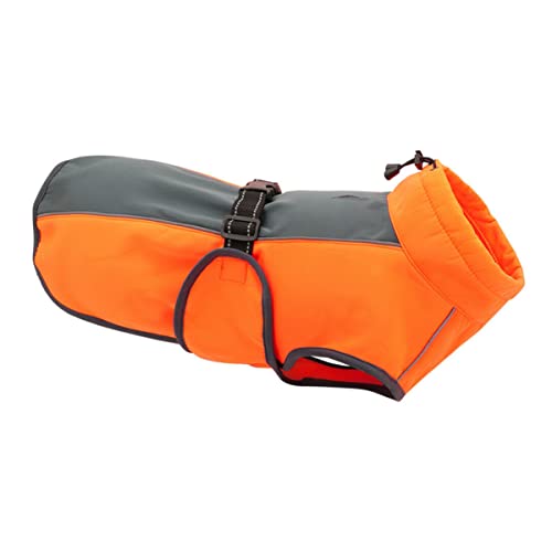 Happyyami 1stk Haustierjacke Kühljacke Für Hunde Hundebekleidung Hundemäntel Für Große Hunde Winter Hundekleidung Hündchen Großer Hunderegenmantel Welpe Kleine Hundejacke Polyester Orange Happyyami 1stk Haustierjacke Kühljacke Für Hunde Hundebekleidung Hundemäntel Für Große Hunde Winter Hundekleidung Hündchen Großer Hunderegenmantel Welpe Kleine Hundejacke Polyester Orange von Happyyami