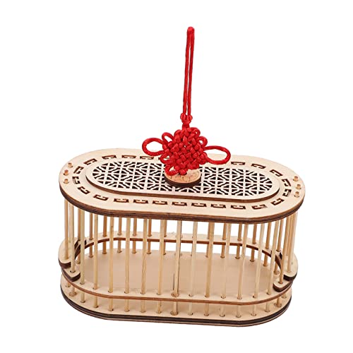 Happyyami Heuschrecken Käfig Aus Holz Tragbar Oval Für Insektenbeobachtung Kinder Und Erwachsene Garten Zubehör von Happyyami