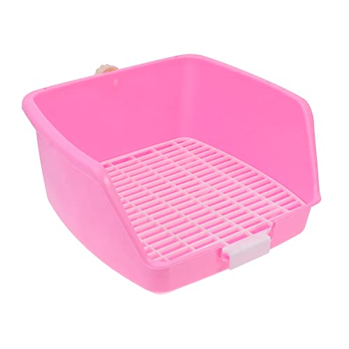 Happyyami 1stk Kaninchen Quadratische Toilette Kleintierversorgung Hasenkäfig Für Drinnen Hamster Toilettenecke Quadratisches Tablett Haustier Großer Kaninchenkäfig Chinchilla Rosa Plastik Happyyami 1stk Kaninchen Quadratische Toilette Kleintierversorgung Hasenkäfig Für Drinnen Hamster Toilettenecke Quadratisches Tablett Haustier Großer Kaninchenkäfig Chinchilla Rosa Plastik von Happyyami