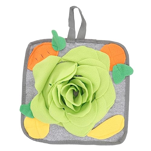Happyyami 1stück Foraging Mat Für Kaninchen Interaktive Schnüffelmatte Aus -Fleece Rutschfester Boden Stressabbau Langsames Füttern Für Kleintiere Wie Meerschweinchen Chinchillas von Happyyami