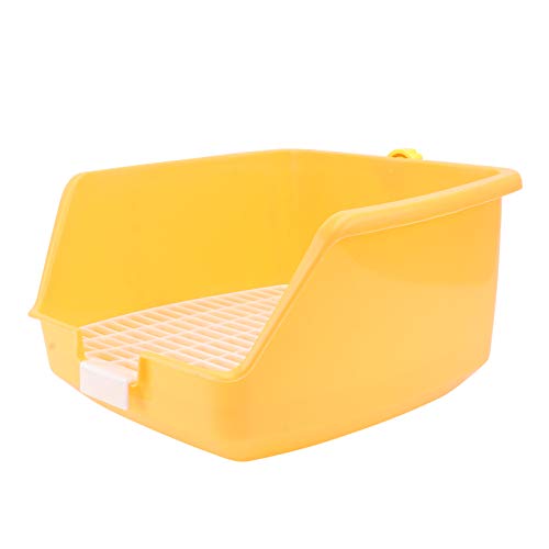 Happyyami 1stk Kaninchentoilette Badezimmer Kleines Tier Kaninchen-töpfchentrainer Hamster Töpfchentrainer Haustier-toiletten-töpfchen-Trainer Hamsterbettwäsche Haustierpfanne Yellow Plastik Happyyami 1stk Kaninchentoilette Badezimmer Kleines Tier Kaninchen-töpfchentrainer Hamster Töpfchentrainer Haustier-toiletten-töpfchen-Trainer Hamsterbettwäsche Haustierpfanne Yellow Plastik von Happyyami