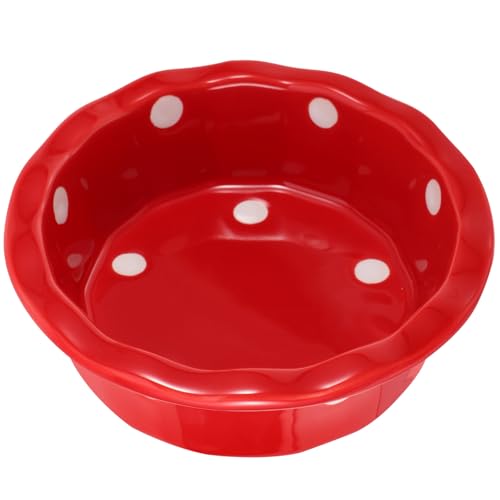 Happyyami 1stück Weihnachtsmotiv Katzenfutter Und Hundenapf Niedlicher Keramischer Futternapf Für Haustiere Vielseitig Einsetzbar Für Futter Wasser Und Snacks von Happyyami