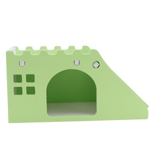Happyyami Haustier-mäusehütte Kreatives Haustier-spielhaus Hamster-lebensraum Massivholz Bequemer Entspannungsraum Zufälliger Stil von Happyyami