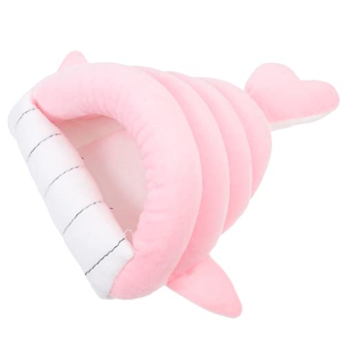 Happyyami 1stk Nest Heu Käfige Für Meerschweinchen Träger Kaninchenkäfig Frettchen Plattform Hamsterspielzeug Hamsterbettwäsche Labyrinth Haustier Chinchillakäfig Hamsterversteck Stoff Rosa von Happyyami