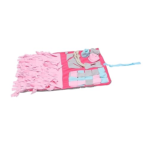 Happyyami Hunde Schnüffelmatte Waschbares Futterkissen für Haustiere Snack Futermatte Atmungsaktiv und Hautfreundlich für Nasenarbeit und Spiel von Happyyami
