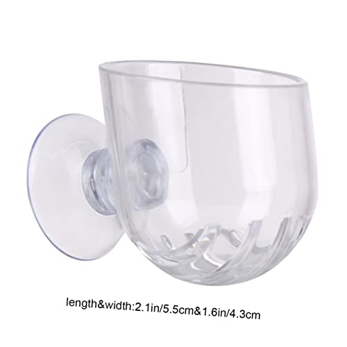 Happyyami Rot Feeder Cup Acryl Design Fisch Garnelen Feeder Für Aquarium Neue Fisch Tank Aquarium Fütterung Kreis von Happyyami