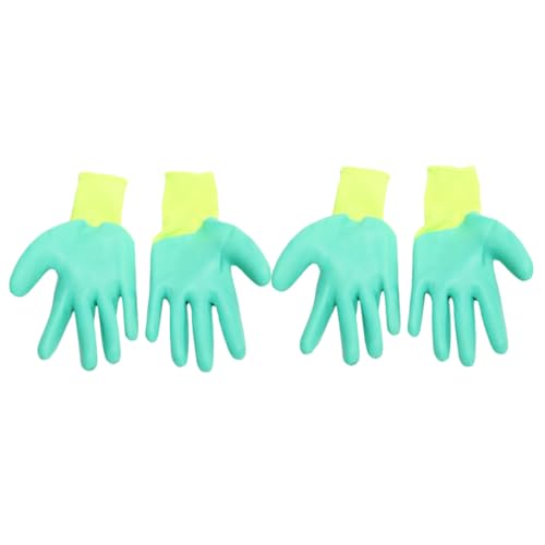 Happyyami 2 Paar Hamsterbissfeste Handschuhe Tierhandschuh Schützend Biss-Handschuhe Hamsterhandschuhe Handschuhe Mit Canvas-Futter Kratzhandschuhe Anti-Biss-Kratz-Handschuhe Gummi Green Happyyami 2 Paar Hamsterbissfeste Handschuhe Tierhandschuh Schützend Biss-Handschuhe Hamsterhandschuhe Handschuhe Mit Canvas-Futter Kratzhandschuhe Anti-Biss-Kratz-Handschuhe Gummi Green von Happyyami