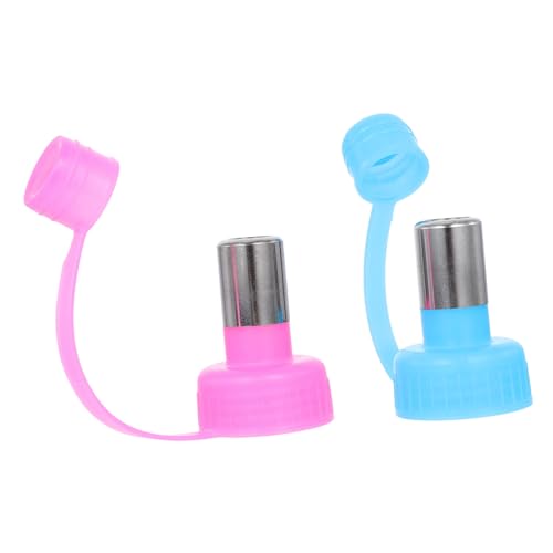 Happyyami 2 STÜCK Teiliges Tragbare Trinkflasche für Kleine Haustiere mit Auslaufsicherem Kappenverschluss Leichtes Outdoor Wasserflaschenset für Katzen Hunde Kaninchen und Welpen für von Happyyami