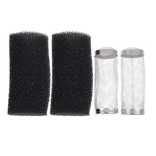 Happyyami 2 Sets Baumwollärmel Netzsieb Neon Aquarium Gel Schwamm Schlauch Wasserspritzer Tank Sprühset Schwarzer Edelstahl Happyyami 2 Sets Baumwollärmel Netzsieb Neon Aquarium Gel Schwamm Schlauch Wasserspritzer Tank Sprühset Schwarzer Edelstahl von Happyyami