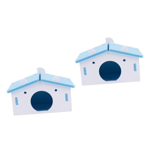 Happyyami 2 Stücke Hamster Hängematte Bequemes Bett Haustier Käfig Winddicht Warme Nistkasten von Happyyami