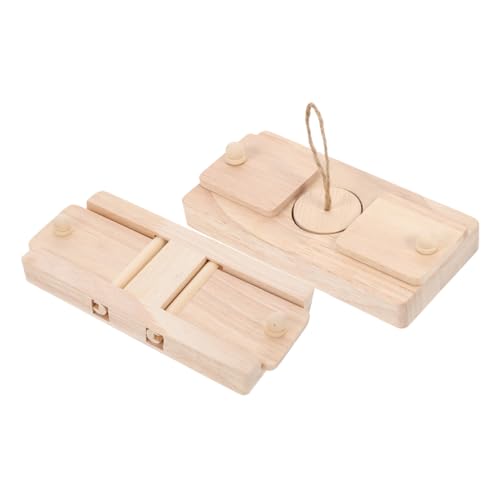 Happyyami Holz Hamster Spielzeug Set 2 Pack Verstecken Lebensmittel Leckereien Mental Käfig Decor Happyyami Holz Hamster Spielzeug Set 2 Pack Verstecken Lebensmittel Leckereien Mental Käfig Decor von Happyyami