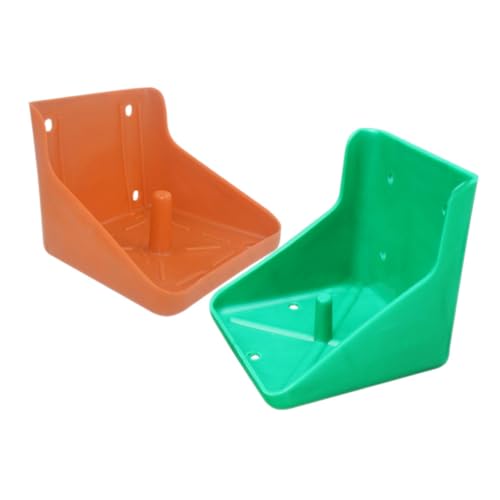 Happyyami 2 Stück Salzziegel Box Salzfutterspender Kunststoff Salzblockhalter Bauernhof Salzfutterspender Professioneller Schaf Futterspender Pferde Salzleckregal Vieh Salzhalter Kuh von Happyyami