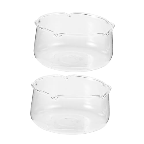 Happyyami 2 Stück Transparente Glas Blumentöpfe Blumenvasen Landschaftsflaschen Dekoration Terrarium Topf Tisch Aquarium Tank Schreibtisch Terrarium Für Büro Schreibtisch Glas von Happyyami