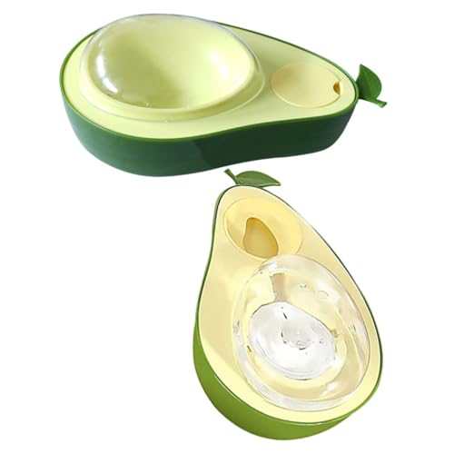 Happyyami 2stücke Katzenfutter Und Wasserspender Anti-rutsch Futternapf Aus Strapazierfähigem Automatische Wasserversorgung Fruchtförmiges Design Für Kleine Bis Mittelgroße Katzen Happyyami 2stücke Katzenfutter Und Wasserspender Anti-rutsch Futternapf Aus Strapazierfähigem Automatische Wasserversorgung Fruchtförmiges Design Für Kleine Bis Mittelgroße Katzen von Happyyami