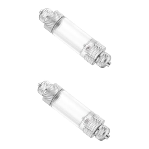 Happyyami 2 Stück Zähler Für Co2 Aquarium Zubehör Diffusor Co2 Blasenzähler Rückschlagzähler Zähler Für Dioxid Silber Happyyami 2 Stück Zähler Für Co2 Aquarium Zubehör Diffusor Co2 Blasenzähler Rückschlagzähler Zähler Für Dioxid Silber von Happyyami