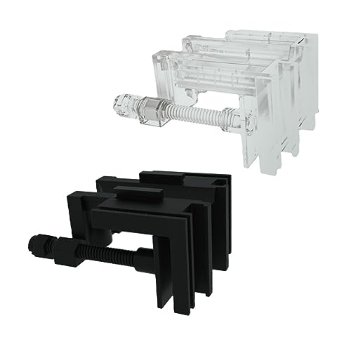 Happyyami Aquarium-zubehör 2 Stück Aquarium-rohrklemme Wasserrohrklemme Acryl Einfach Zu Verwenden Ideal Für Die Aquarienpflege von Happyyami
