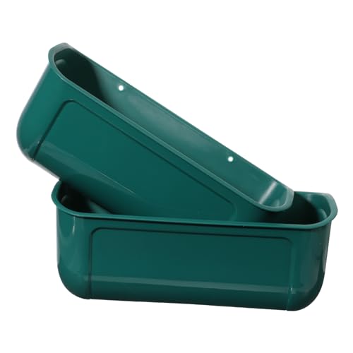 Happyyami 2 Stücke Automatische Fütterung Tröge Trog Eimer Huhn Feeder Brechen Widerstand Große Kapazität von Happyyami