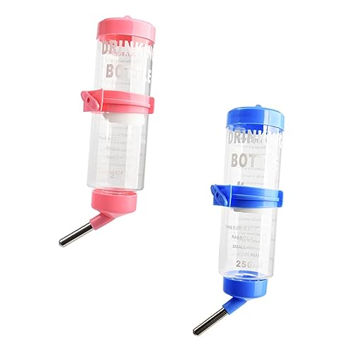 Happyyami 2 Stücke Leckdichte Haustierkäfig Trinkflaschen Kaninchen Chinchilla Wasserbehälter Happyyami 2 Stücke Leckdichte Haustierkäfig Trinkflaschen Kaninchen Chinchilla Wasserbehälter von Happyyami