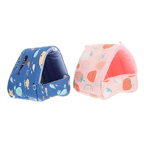 Happyyami 2 Stücke Winter Warme Pet Hamster Baumwolle Nest Hamster Igel Chinchilla Bett Happyyami 2 Stücke Winter Warme Pet Hamster Baumwolle Nest Hamster Igel Chinchilla Bett von Happyyami