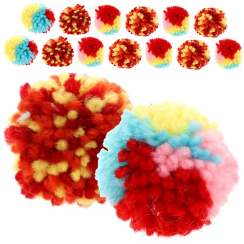 Happyyami 20stücke Interaktive Katzen-Spielzeug-plüschbälle Weiche Kaubälle Für Kätzchen Teething-bälle Zum Spielen Und Entspannen Für Katzenliebhaber Und Indoor-Katzen von Happyyami