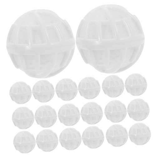 Happyyami 20stücke Biobälle Für Aquarien Hochpermeable Filtermedien Für Süß Und Salzwasser Effektive Wasserfiltration Geeignet Für Fisch Und Teichfilter von Happyyami