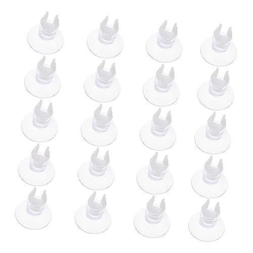 Happyyami 20stücke Aquarium Saugnäpfe Für Sauerstoffpumpen Flexible Halterung Für Schläuche rutschfest Und Stabil Für Fischbecken Und Aquarien von Happyyami