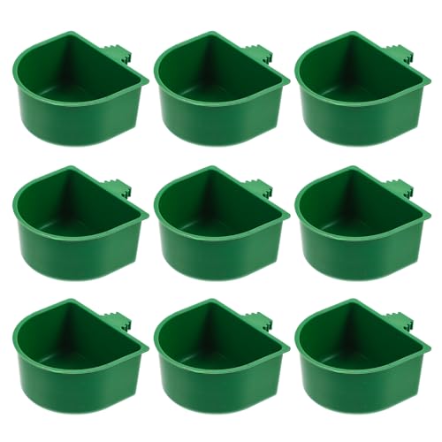 Happyyami 20er-Box Vogelfutterbox Vogelfutterständer Futterbecher Für Vogelkäfige Vogelhaus Vogelfutterstation Vogelfutterfenster Vogelfutterautomat Für Käfig Vogelfütterer Plastik Green Happyyami 20er-Box Vogelfutterbox Vogelfutterständer Futterbecher Für Vogelkäfige Vogelhaus Vogelfutterstation Vogelfutterfenster Vogelfutterautomat Für Käfig Vogelfütterer Plastik Green von Happyyami