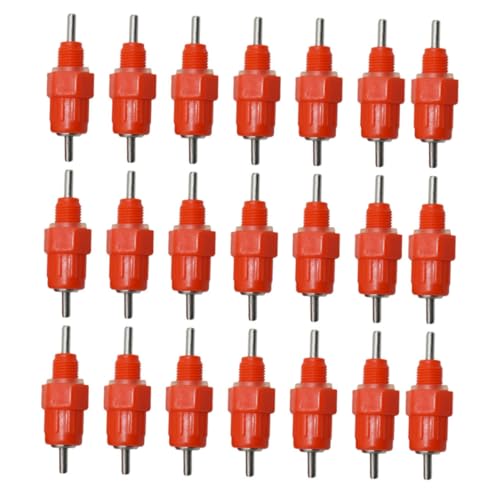 Happyyami 22St Hühnertränke geflügel tränke Geflügeltränke Taubentrinker horizontale Hähnchenbrustwarzen einwegrasierer automatischer Wasserspender für Hühner Hühnerwassertrinker Stahl Ball Happyyami 22St Hühnertränke geflügel tränke Geflügeltränke Taubentrinker horizontale Hähnchenbrustwarzen einwegrasierer automatischer Wasserspender für Hühner Hühnerwassertrinker Stahl Ball von Happyyami