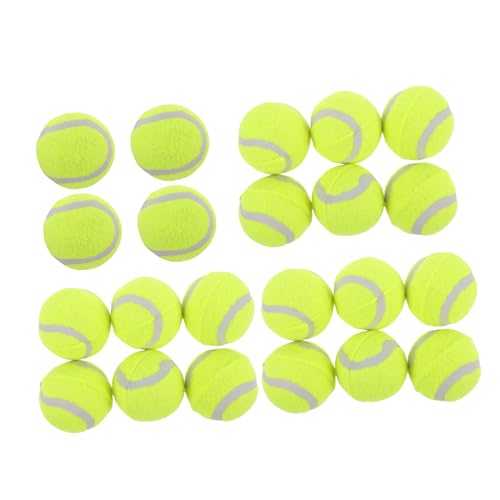 Happyyami Hundespielset 22-teilig Tennisbälle Federnde Quietschende Hundetrainingsbälle Interaktives Spielzeug für Große/mittelgroße/Hunde Happyyami Hundespielset 22-teilig Tennisbälle Federnde Quietschende Hundetrainingsbälle Interaktives Spielzeug für Große/mittelgroße/Hunde von Happyyami