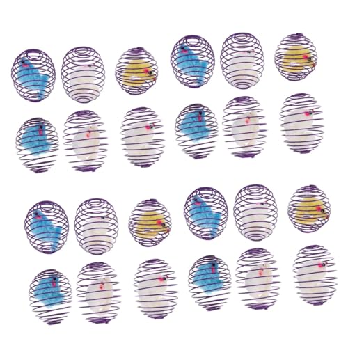 Happyyami 24 STK Katzenspielzeug Kaubälle Für Katzen Rattenspielzeug Katzenbissspielzeug Spielzeug Für Katzen Und Mäuse Kratzspielzeug Für Katzen Beißspielzeug Plüsch Katze Necken Kätzchen Happyyami 24 STK Katzenspielzeug Kaubälle Für Katzen Rattenspielzeug Katzenbissspielzeug Spielzeug Für Katzen Und Mäuse Kratzspielzeug Für Katzen Beißspielzeug Plüsch Katze Necken Kätzchen von Happyyami