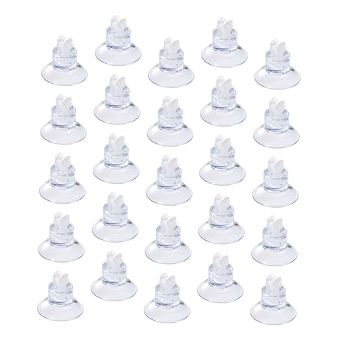 Happyyami 25st Aquarium Befestigter Saugnapf Gummischellen Für Aquarien Wasserrohr-Clip Für Aquarien Schlauchschelle Für Aquariensauerstoff Saugnapf-Clips Für Aquarien Ausrüstung von Happyyami