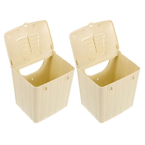 Happyyami 2Er-Box Vogelzuchtbox Vögel im Freien dekorative Vögel Vogelkäfig Heimtierbedarf Vögel Vogelhaus für Nistkästen Vogelzucht Zubehör vogelnest aus Kunststoff Vogelbrutnest Abs Beige Happyyami 2Er-Box Vogelzuchtbox Vögel im Freien dekorative Vögel Vogelkäfig Heimtierbedarf Vögel Vogelhaus für Nistkästen Vogelzucht Zubehör vogelnest aus Kunststoff Vogelbrutnest Abs Beige von Happyyami