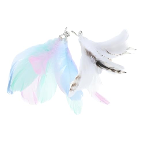 Happyyami 2stücke Katzenangel Ersatzfedern Leichtes Katzenspielzeug Für Interaktive Beschäftigung Katzenplume Refills Mit Pinken Und Weißen Federn Langlebig Und Fördert Aktive Happyyami 2stücke Katzenangel Ersatzfedern Leichtes Katzenspielzeug Für Interaktive Beschäftigung Katzenplume Refills Mit Pinken Und Weißen Federn Langlebig Und Fördert Aktive von Happyyami